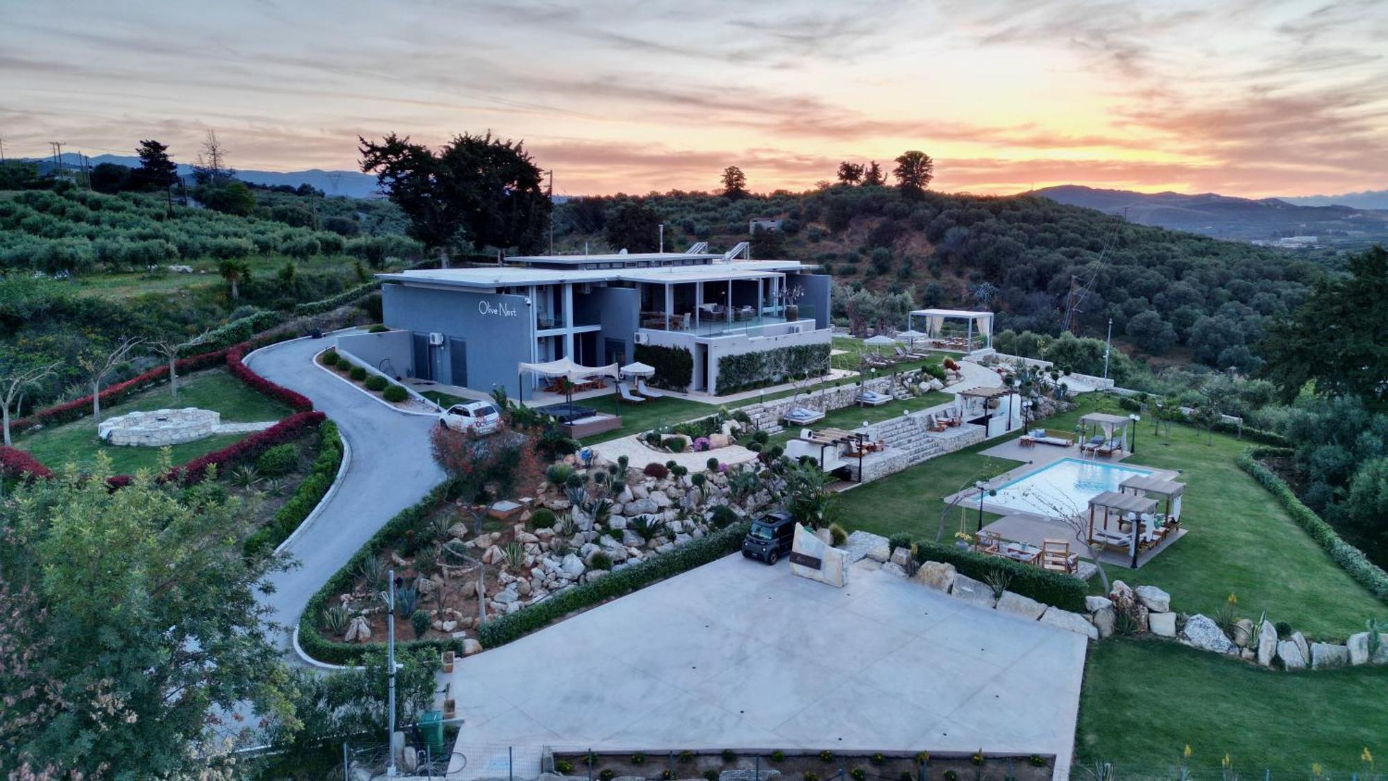 Olivenest Chania Executive Villa Perivolia  Ngoại thất bức ảnh